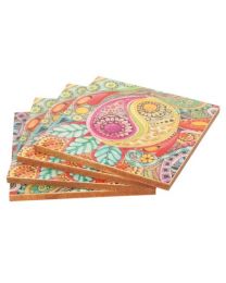 Set Of 4 Coasters, Psychedelic