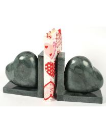 Soapstone Bookends Heart