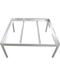 Steel Workbench For Draining Trays - 100x100cm