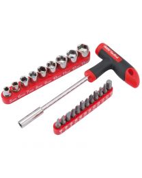 Draper T Handle Driver with Sockets and Bits Set (22 piece)