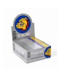 The Bulldog - King Size Slim Silver 32 Sheets 50pcs