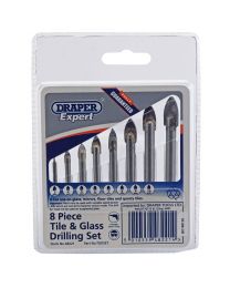 Draper Tile and Glass Drilling Set (8 Piece)