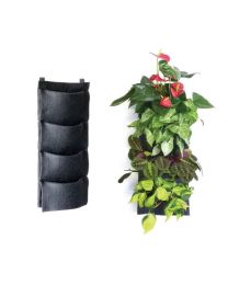 Vertical Garden Pocket With 4 Planters