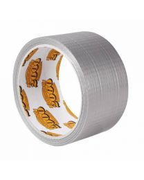 Waterproof Adhesive Binding Cloth Tape - Silver - 5cmx10mt