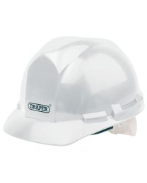 Draper White Safety Helmet to EN397