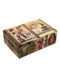 Wooden Box With Resin, Egypt, 15x10cm
