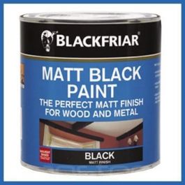 Matt Black Paint - Blackfriar